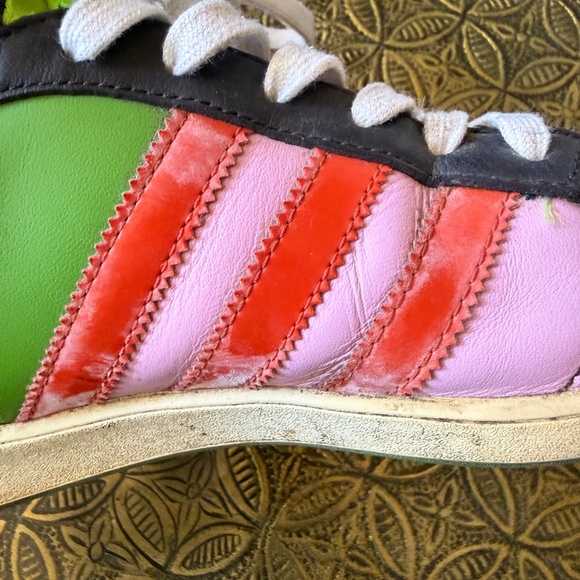 Multi Color Adidas High Tops - Picture 3 of 9